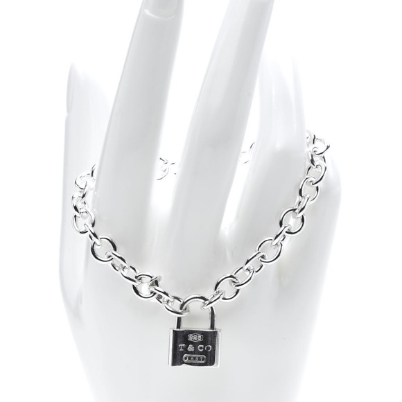 Tiffany & Co. 1837 Sterling Silver Lock Charm Bracelet - Picture 6 of 7